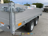 Remorque Benne Hydraulique SARIS - 306 x 170 cm - PTAC 2700 kg - 2 Essieux - Freinée - Ref. MP 305 153 2700 2_1