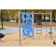 Trio à grimper en acier inoxydable pour aire de jeux - Conforme EN1176 - Référence BT16073_1