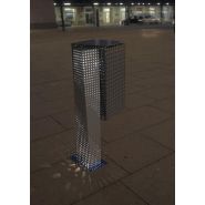 01075 - corbeille à papiers + cendrier fraktal moove - amop - 45 l_1