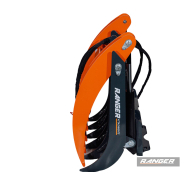 Grappin-râteau , pince à grumes trg35 pour porte outils toro dingo, ditch witch, vermeer_2