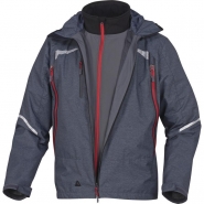 Parka 3 en 1 - 74% polyamide, 26% polyester enduit PU - Eole - Veste amovible, coutures étanchées, zips étanches_1