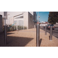 Potelet ou borne inox à sceller ou amovible - tête démontable - hauteur hors sol 900 mm - norme TRAT1225621A_1