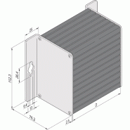 SCHROFF Minipac mallette rectangulaire, montage mural_1