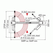 Ts36 pont elevateur 2 colonnes 3.6t  avec traverse superieure_1