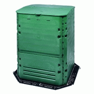 Kit composteur thermo-king vert + grille de fond - 400l