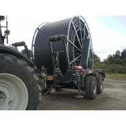 Remorque porte-touret - DER CU 20T chantier - homologation agraire ou chantier, freinage et suspension personnalisables_1