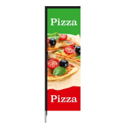 Beach flag rectangulaire - Déjà imprimé - ROTISSERIE_1
