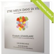 Plaque aluminium anodisé - Direct Signalétique - Impression logo ou texte - Épaisseur 2 mm - Fixation adhésif ou entretoises_1