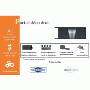 Portail coulissant déco droit - 4250 / 1700_1