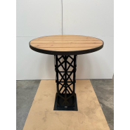 Table sur mesure - Mange debout - Pour intérieur ou extérieur - Metal Eure_1
