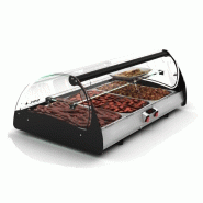 Vitrine chauffante 2 GN 1/1 Chaleur humide Série SPLENDID Bain Marie Sayl_1