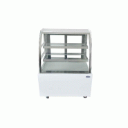 Vitrine réfrigérée semi-bombée blanche - Dimensions 900x660x1200 cm - Largeurs disponibles : 900 mm, 1200 mm, 1500 mm, 1800 mm - Référence WDG156D_1