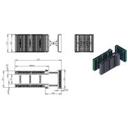 Coffrage isolant angle T-court - Reverbloc - épaisseur 28cm - R = 3.56_1