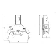 Grappin coupeur forestier Tigercut210 E - Intermercato France - ouverture 0,93 m - pour pelles jusqu'à 10t en rigide_2