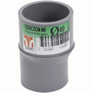 Réduction excentrée en PVC à coller - femelle/mâle - D40/32 - raccordement PVC_1