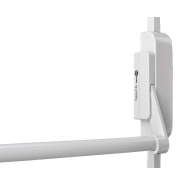 Serrure anti-panique 3 points haut et bas réversible - laqué blanc - porte maxi 1150 mm - norme CE NF EN1125 - marque THIRARD_1