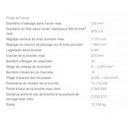 Vo 100 - perceuse radiale - weiler - diamètre d’alésage dans l’acier max.100 mm_1