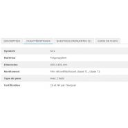 30005 - Panneau de chantier en plastique KC1 - Virages - 600 x 800 mm - Film rétroréfléchissant T1 ou T2_1