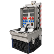 Borne de distribution d'énergie escamotable enterrée - LANGMATZ EK800 - configuration sur-mesure