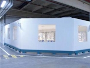 Cloison acoustique industrielle H9 - murs architecturaux Hoyez, grande hauteur et acoustique renforcée_1