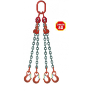 Elingue chaîne réglable avec crochets à linguet Référence 4349X_1