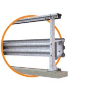 H3-W5 3 ondes - Glissière de sécurité Marcegaglia Buildtech - Barrière pour bordure de pont, 1 420 mm de hauteur_1