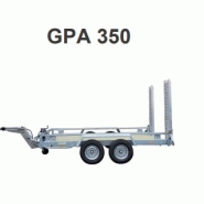 Remorque porte-engins - gourdon - 2.5 t - 3.1m - 2 essieux_1