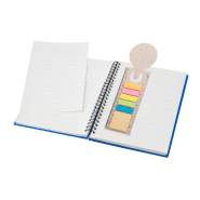 Marque-pages - règle en plastique écologique avec notes adhésives et marqueurs de page_1