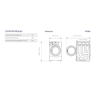 Sèche-linge professionnel rapide - myPRO TE1220 Electrolux Professional - Capacité 12 kg, conçu pour petites structures_1