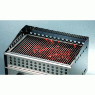 Wood steak grill gaz L 400 mm Sofraca_1
