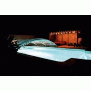 Abri piscine bas AbriSud - amovible, manuel et modulable avec modules coulissants_1