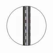 Montant rond Ø60 mm - gris martelé - hauteur 237.5 cm - fixation murale ou sur pied_1
