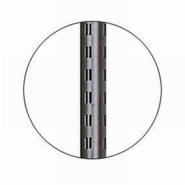 Montant rond Ø60 mm - gris martelé - hauteur 237.5 cm - fixation murale ou sur pied_1