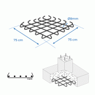 Semelles isolées carrées_1
