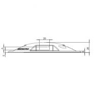 Balise led parking nova - plot routier - eccelectro - 144 mm_1