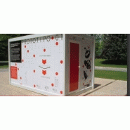 Bungalow de chantier - réfectoire, bureau, vestiaire - modulable et empilable avec structure galvanisée et panneau sandwich_1