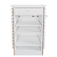 Comptoir Tasseau G finition bambou et blanc L65xP58xH100cm_1