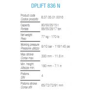 Crics pour véhicules lourds - DPLIFT 836 N - Dino Paoli - Capacité : 80/50/25/15T_1