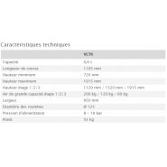 VLT6 - Vérin de fosse AC Hydraulic - Capacité 0,6 t - Vitesse élevée et stabilité optimale_1