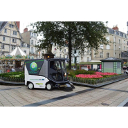 Balayeuse compacte Green Machines 500 ZE (GM5) électrique pour nettoyage de voirie écologique - Batterie lithium-ion - Conception novatrice_1