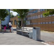 Bloc - poubelle publique - vestre - 100 à 140 litres_1