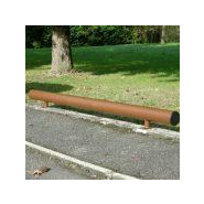 Butée de Parking en Acier - Diamètre 100 mm - Longueur 2 mètres - Peinture Polyester_1