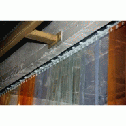 Porte à lanières ridstd / transparente / lanières fixes / isolation thermique_2