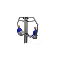 Station presse à cuisse - Leg Press en acier inoxydable - Référence SPAC - Norme NF EN 16630:2015_1