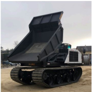 Tombereau chenilles, charge utile 7000kg, utilisé sur les chantiers de démolition, l'aménagement paysager - PRINOTH ROTATIF 4000 L - disponible en location_1