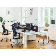 Bureau bench et individuel design contemporain - OGI U - ergonomique et modulable_1