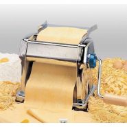 Machine à pâtes manuelle Imperia en inox chromé - 6 positions - 2 accessoires pour tagliatelles et fettucine_1