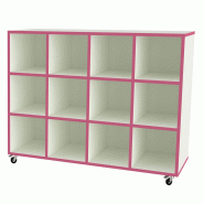 Meuble de rangement scolaire Color - Réf 208725-01 - Garantie 7 ans - Structure mélaminé_1