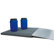 Plateforme de rétention en acier avec une capacité de Rétention  125 L - PG4U - DELAHAYE INDUSTRIES_1