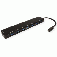 VALUE Hub USB 3.2 Gen 1, 7 ports, prise type C_1